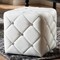 Baxton Studio Stacey Modern White Faux Leather Upholstered Ottoman 143-8148 - alternate 3